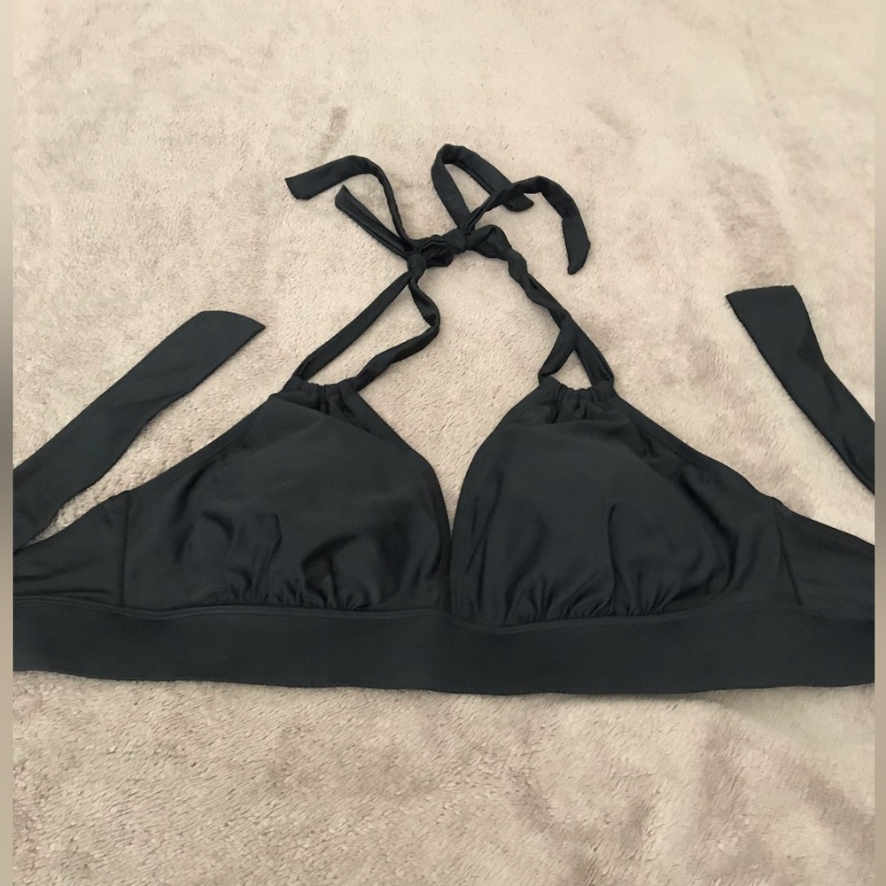 Black Halter Bikini top by Swimsuits for All